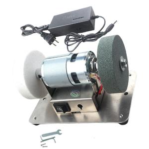 100W Benchtop Belt Sander 6000RPM Speed Mini Sander For Metal DIY Crafting Tool Sharpening Polishing Projects