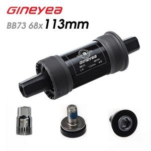 Trục Cốt Vuông Gineyea 116 118 120 122.5 127.5 Mm Dành Cho Xe Leo Núi MTB