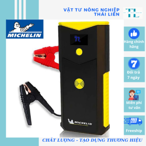 Bộ kích bình ô tô 750A - 1500A có sạc dự phòng 12000 mAh và đèn pin Michelin 4165ML