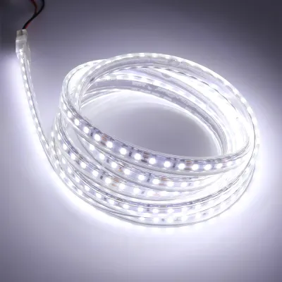 AceDeal [Support Lalamove Bulk Orders] LED Strip Light With Plug Included Adhesive Outdoor Waterproof Light Strip 120LED Super Bright Flexible LED Strip Cuttable Every 10CM Outdoor Lighting Indoor Home Decoration