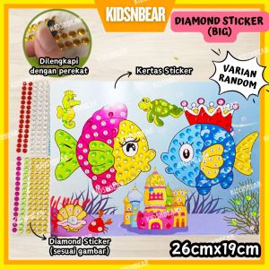 Sticker aesthetic | DIY | Diamond painting | DIY Painting Menempel Mutiara Art Mainan Edukasi Anak | 205-Diamond Sticker