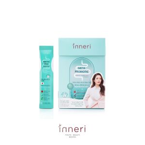 อินเนอริ เมต้า โพรไบโอติก (15 ซอง) / ชนิดผงพร้อมทาน (กรอกปาก) สูตร 3 in 1 (ระบบขับถ่าย + เผาผลาญ + คุมหิว)
