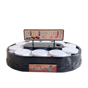 Back-to-life drivers gadget party display table household automatic rotary dessert machine