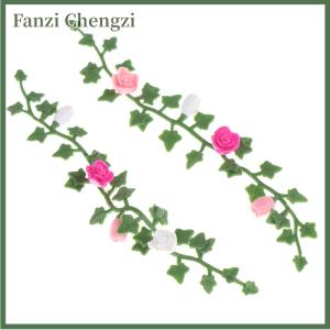 Fanzi 1:12 Dollhouse Miniature Rattan Flower Vine Model Garden Decoration Accessories