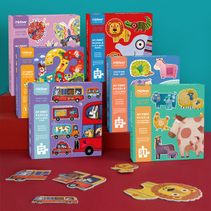 MIDEER - XẾP HÌNH ĐẦU ĐỜI VUI NHỘN NHIỀU CHỦ ĐỀ CỦA MIDEER - MY FIRST PUZZLE (8 MẪU MỚI) - MIMO HOUSE