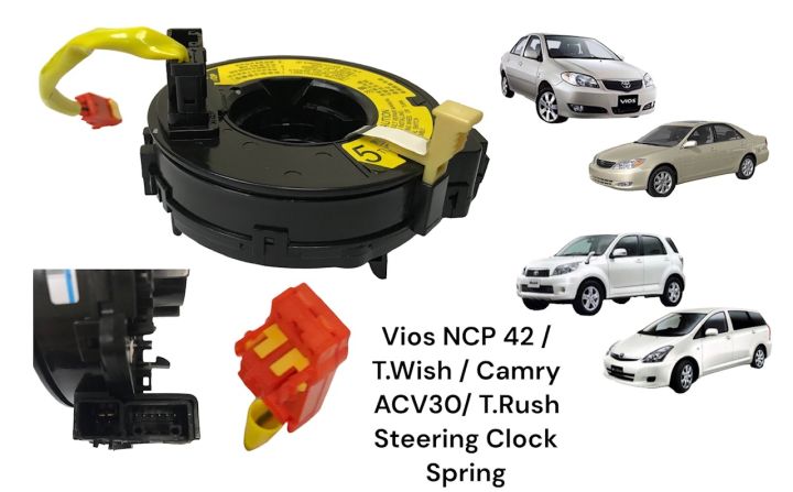 Toyota Vios Ncp Camry Acv Rush Wish Steering Clock Spring