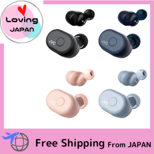 JVC HA-A10T-B Completely Wireless Earphones Compatible with