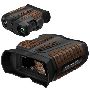 BekinTek Optical Night Vision Goggles 4000mAh Rechargeable NVG Binoculars  Telescope Full Dark Observing Scope 5x  80x Zoom 10x Optical 8x Digital 1080P Video Photo 3.2 Inches Large HD Screen with 32G TF Card for Day Night Wildlife