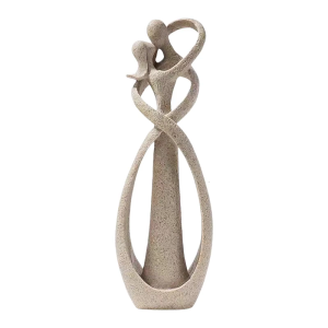 Elegant Kiss Couple Statue Handcrafts Resins Lover Figurine for Living Room or Bedroom Romantics Artistics Home Accent