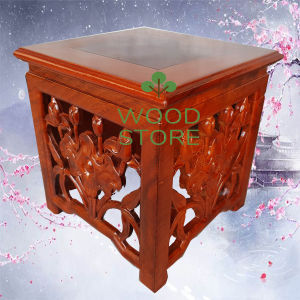 Đế hoa sen đế bát hương hoa sen kỷ vuông sen đục nền 2 cỡ mặt 18 và 20