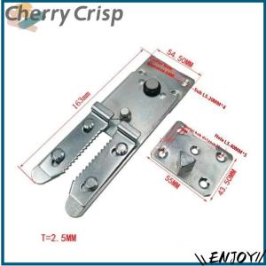 【Cherry Crisp】 1Set Sofa Couch Sectional Connector Snap Metal Bracket Hinges For Furniture Accessories Tool