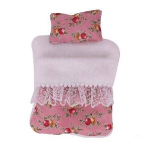 Popular Doll Bed Accessories With Detachable Pillow And Soft Sleeping Bag for 1-2 Generation Plush Figure Doll Decors