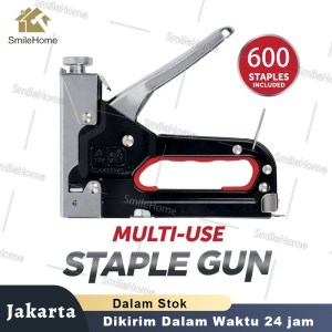 Staples Tembak 3 In 1 Tacker Stapler Staples Perekat Powerfull Staples Tembak,3in1 Staples Stapler Staple Gun Alat Tembak Paku Staples Manual 3 in 1