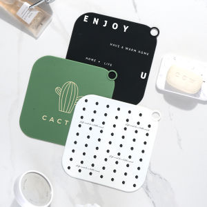 KINGREADY Nordic Style Silicone Floor Drain Cover Thickened Odor-Proof Seal Mat for Kitchen Bathroom Toilet Multipurpose Anti-Smell Deodorizing Drain Stopper