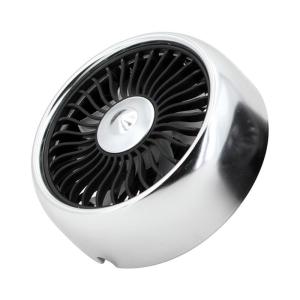 Car USB Cooling Fan Dashboard Air Vent Mount 360° Rotating Adjustable Air Conditioner Cooler 3-Speed Air Vent Outlet Fan