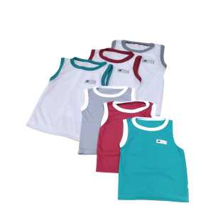 Atasan Oblong Anak Polos Atasan Oblong Tangan Kutung Size 0-3 Tahun