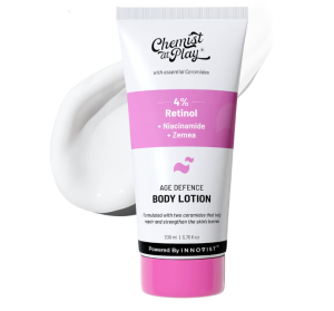 Chemist at Play Anti-Aging Body Lotion with 4% Retinol Niacinamide & Zemea 200ml