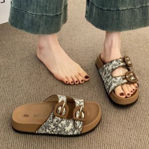 Free Shipping Thick-Soled Sandals For Women Summer Outdoor Wear 2026 New Style Perfect With Dresses Soft-Soled Beach Sandals