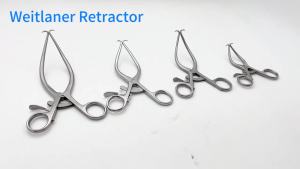 คีม KITA-สแตนเลส Weitlaner Retractor แบบยึดตัวเอง คลิปเดี่ยว
