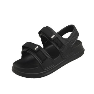 [Free Shipping] WomenS One-Strap Sports Sandals New Summer Style Versatile And Fashionable Beach Shoes Thick-Soled Non-Slip With Velcro Straps Roman-Style Sandals