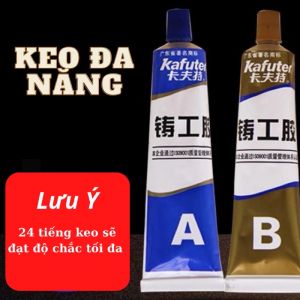 Bộ 2 lọ Keo hàn nối vá sắt thép kim loại dán đa năng mọi vật liệu nhựa gỗ hàn vết nứt vỡ hiệu quả cao
