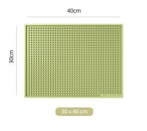 Ⓜ️ZEROIDEASⓂ️ 1cm Thick Silicone Bar Mat Silicone Coffee Mat with Raised Edges Countertop Mat Coffee Maker Pad Espresso Machine Mat Heat Resistant Mat Dish Drying Mat Water Cooler Mat Silicone Water Dispenser Mat Spill-Proof Mat Waterproof Tray