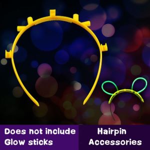 2PCS Halloween Party DIY Neon Light Glow Stick Light Party Fluorescence Light Glow Sticks Luminous Glasses Bracelets Necklaces Light Stick Accessories Halloween Decoration