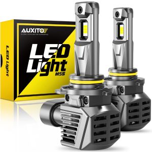 AUXITO M5S 2PCS 120W 22000LM H11 9005 9012 Car LED Headlight HIR2 HB4 Car Headlamp Canbus Fan 6500KMild and effective