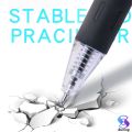 Black Gel Pen 0.5mm Pen Pulpen Gel Retractable Tinta Hitam 0.5mm. 