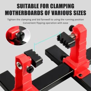 Adjustable Printed Circuit Board Holder Frame PCB Holder Frame and Clamping for Phone Repair Soldering