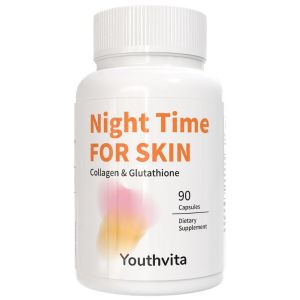 Youthvita Collagen & Glutathione + Astaxanthin Supplement  Promote Skin Glow & Anti-Aging  90 Capsules