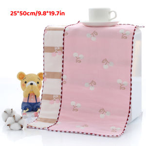 25x50cm Baby Towel face towel cotton for baby bath and feed baby towel and handkerchief