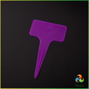 Harper ป้ายพลาสติก mini ป้ายชื่อแคคตัส ป้ายชื่อสวน ป้ายไม้ดอกไม้ garden label