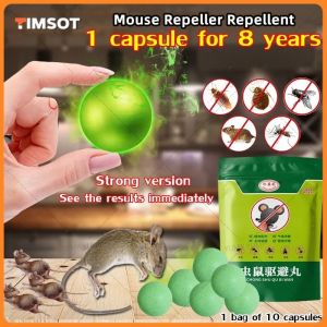 TIMSOT Mouse Repeller Rat Killer Mothballs for Rats Efficient Insect Rats Rat Repellant for Car Non-Toxic