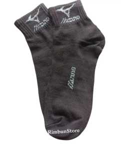 Kaos Kaki Sport Pria Pendek 3 Pasang Motif Mizuno/ Kaos kaki Bahan Tebal Anti Bau Dewasa