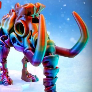 Cuero Mainan Artikulasi Kerangka Mammoth Skeleton Gajah Termurah