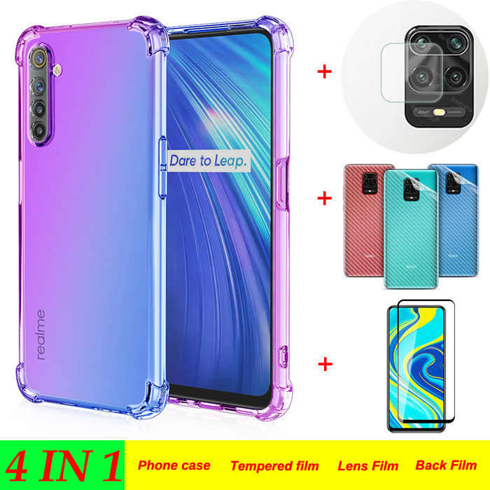 Pro Realme 6i Glass Protection 4IN1 Phone Case For Realme /Realme - Main Image