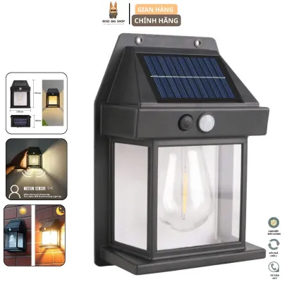 Đèn LED Tích Điện Năng Lượng Mặt Trời Treo Tường Chống Thấm Nước Có Cảm Biến Chuyển Động Thông Minh