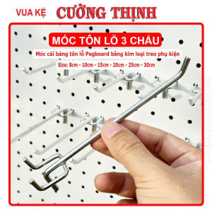 Móc treo phụ kiện móc tôn lỗ 3 chấu mạ kẽm treo dụng cụ ...