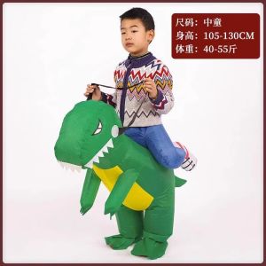 Cartoon Dinosaur Inflatable Clothing Children  Parent-Child Suit Halloween Costume Campus Performance Costumes Funny Mount