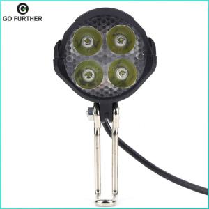 [In Stock] 48V E-bike Headlight High Brightness with Horn Electric Scooter LED Front Light Easy Installation Cycling Accessories