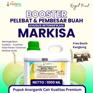 Pupuk Markisa Topfarm / Pupuk Pelebat Buah Markisa / Pupuk Tanaman Markisa Cepat Berbuah / Pupuk Penyubur Pohon Markisa / Booster Pembesar Buah Markisa / Pupuk Buah Markisa Terbaik