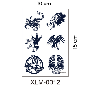 Tato Temporary Fruit Ink Tatto Semi Permanent Water Proof