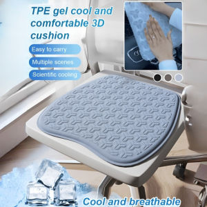 HOT SALE[Instant Cool Breathable 3D Soft Cushion] Gel-Cooled Icy Comfort/Antibacterial High Elastic Multipurpose Car Summer SeatsFast shipping