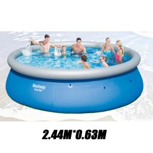 Swimming Pool Rectangular Foldable Original Set Rectangular Folding Pool Adult Family Pool Inflatable Swimming Pool Outdoor Childrens Swimming Pool Large Size Pools