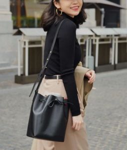 Cross-border foreign trade drop-shipping bucket bag 2022 New womens summer large-capacity unbranded single-shoulder crossbody mother-daughter bag