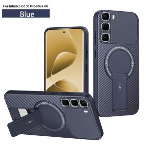 Vỏ điện thoại cho Infinix nóng 50 Pro + 50i 50pro cộng với 4g5g 2025 Túi Da Giữ từ tính Ốp điện thoại chống sốc trở lại cứng Bìa