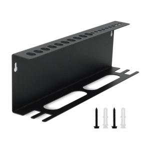 Wall Mounted Tool Organizer Metal Screwdriver Rack Easy Install Hammer Stand Wrench Holder Garage Storage Solution