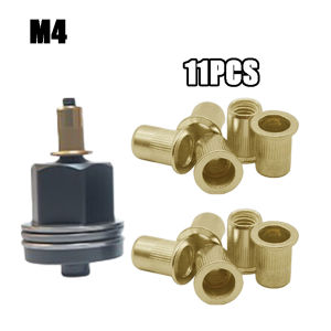 M4/M6/M8 Hand Rivet Nut Head Kit For Universal Install Rivet Nut Tool Electric Riveting Adapter