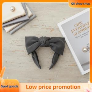 ✨QK shop✨ Vintage Wide-Brimmed Bow Hairband Headbands For Women Temperament Hair Hoop Versatile Elegant Hair Accessories